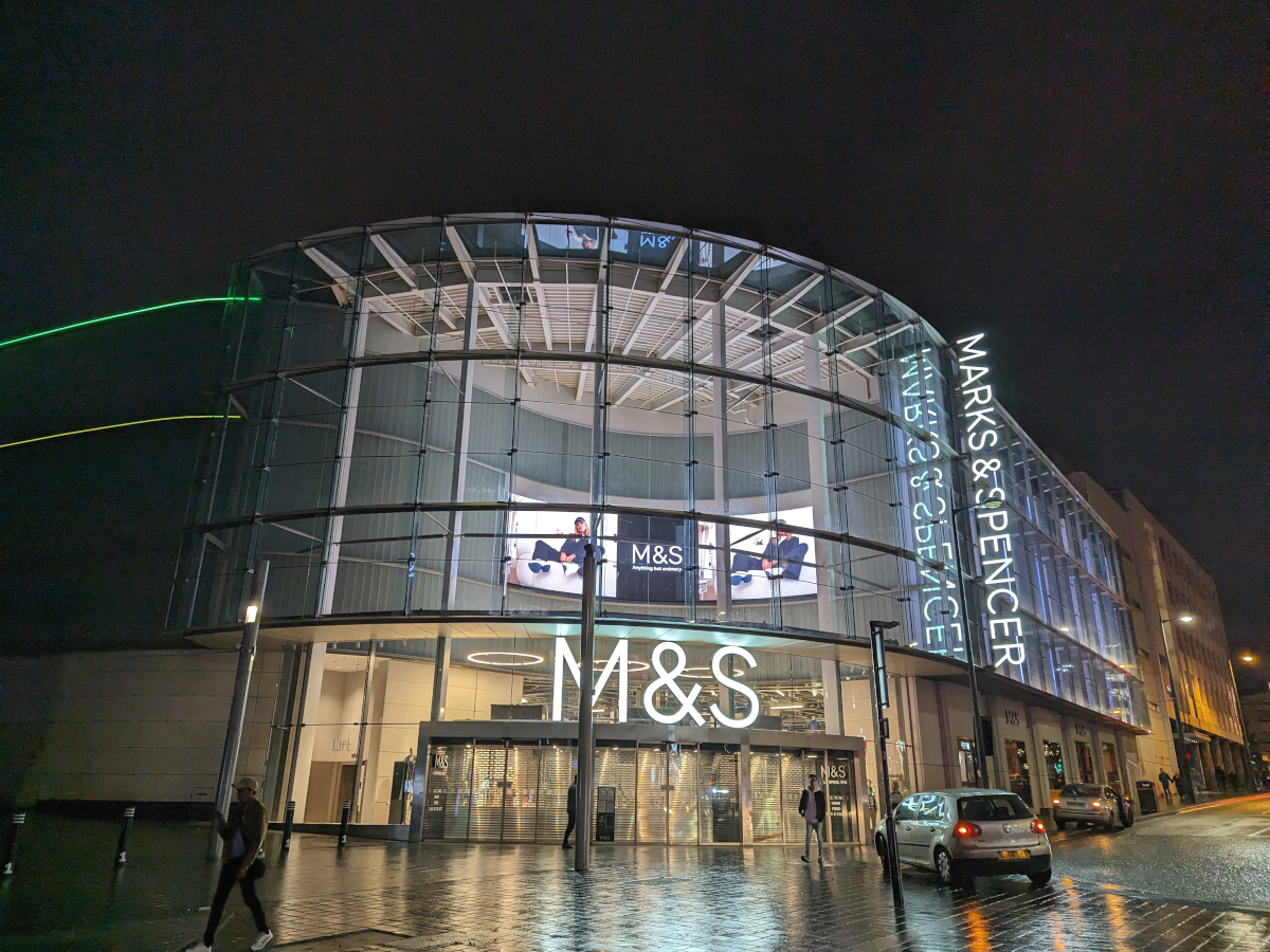 The new M&S that opened in Liverpool city centre's old Debenhams last year